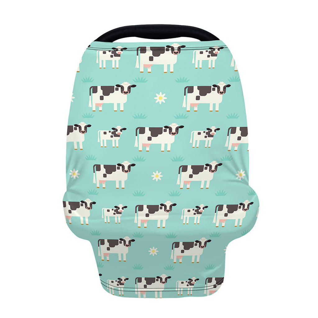 Cute Cow And Baby Cow Pattern Print Baby Seat Cover