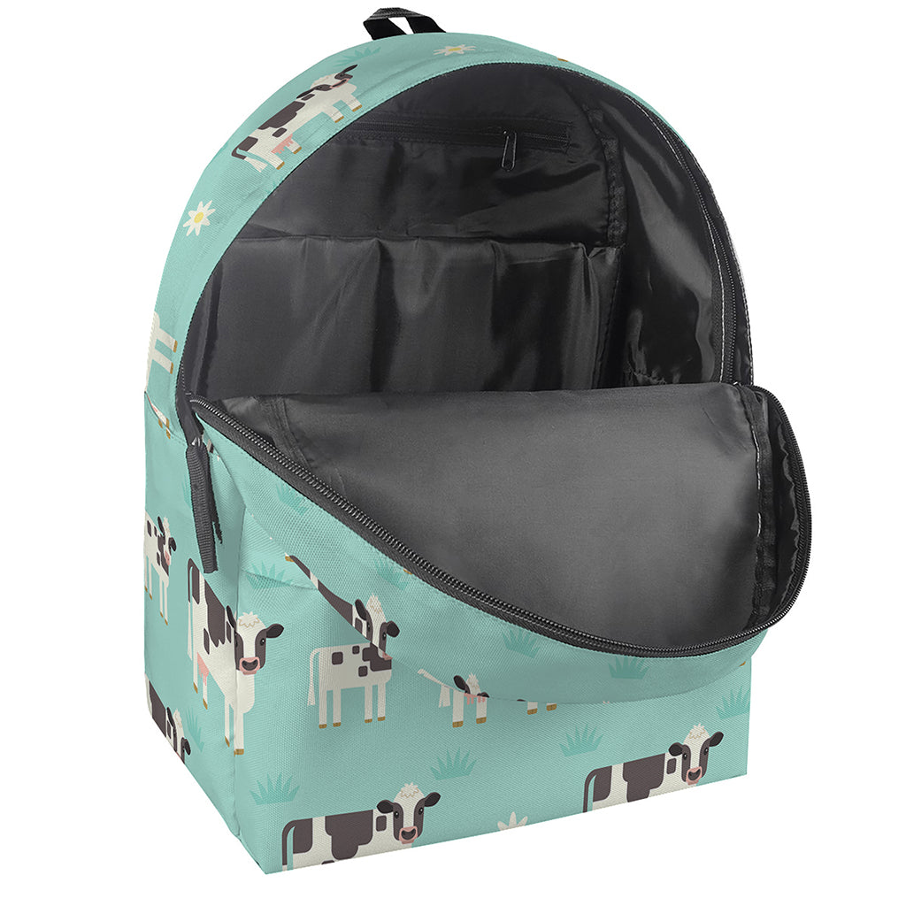 Cute Cow And Baby Cow Pattern Print Backpack