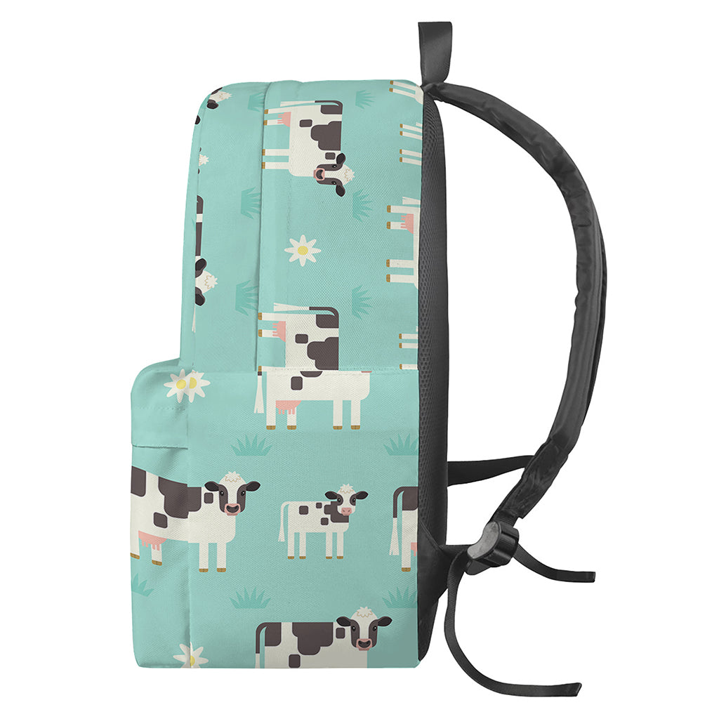 Cute Cow And Baby Cow Pattern Print Backpack