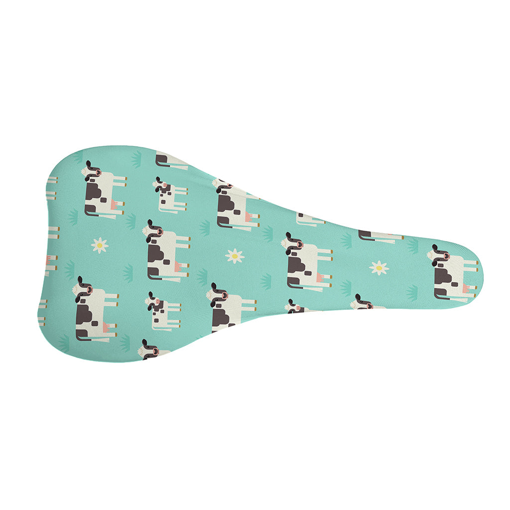 Cute Cow And Baby Cow Pattern Print Bicycle Seat Cover