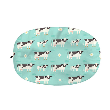 Cute Cow And Baby Cow Pattern Print Car Side Mirror Covers