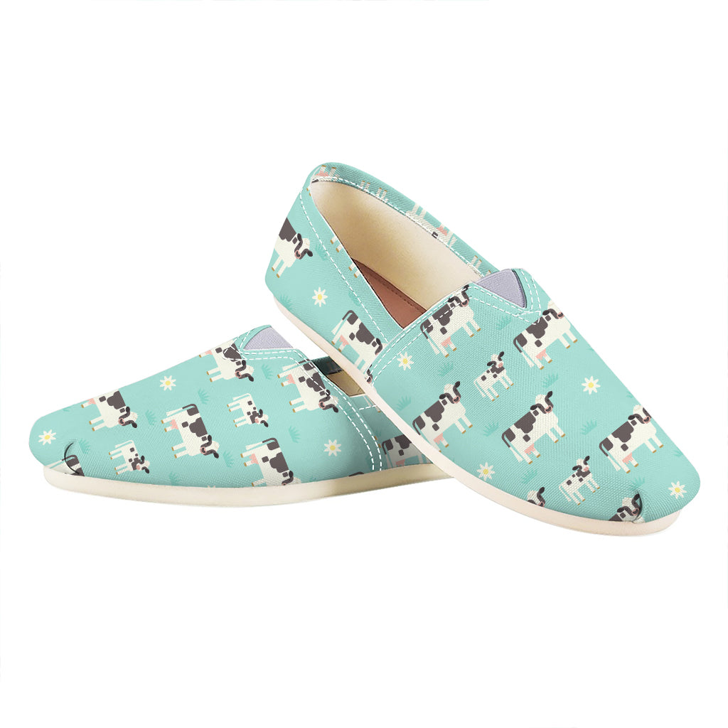 Cute Cow And Baby Cow Pattern Print Casual Shoes