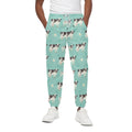 Cute Cow And Baby Cow Pattern Print Cotton Sweatpants
