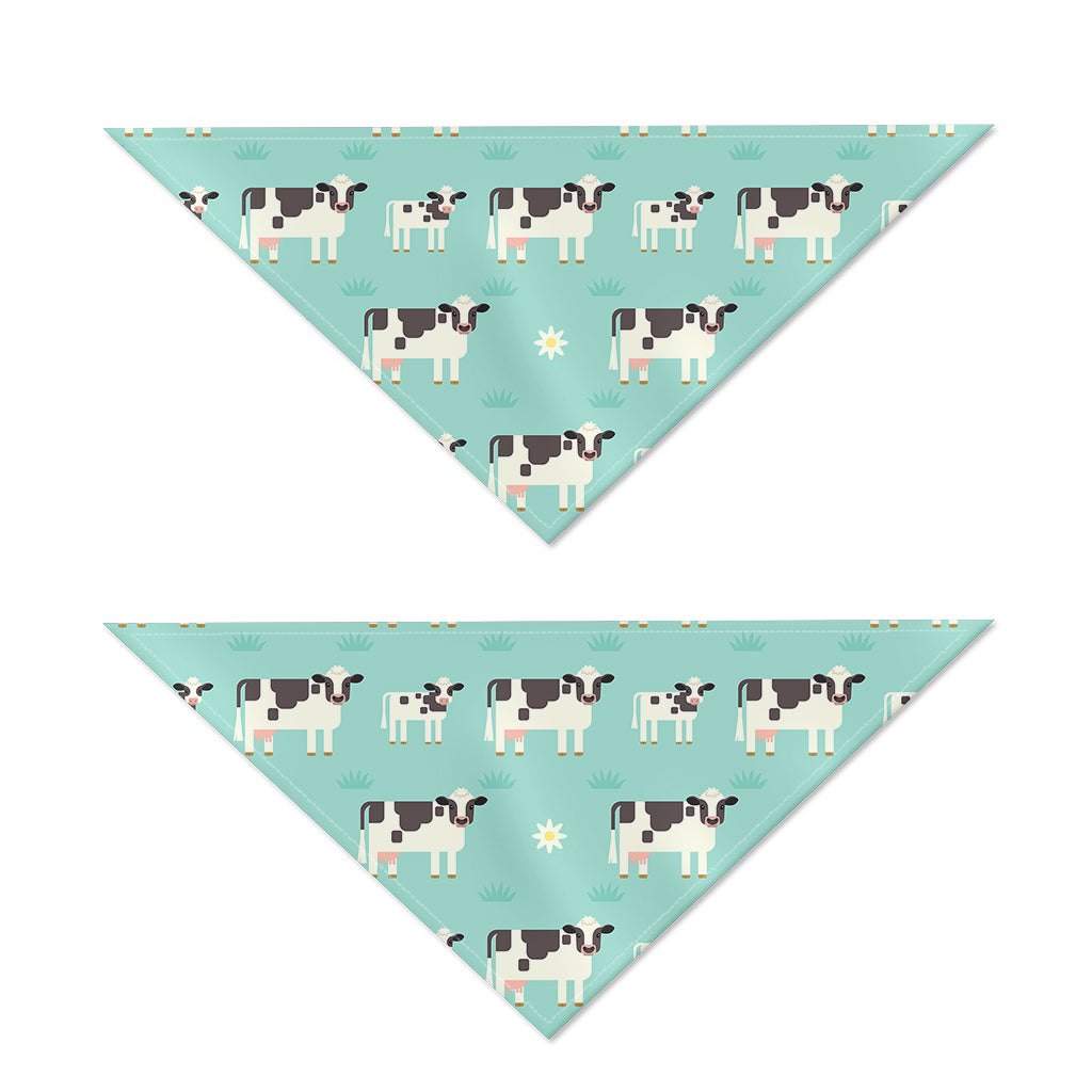 Cute Cow And Baby Cow Pattern Print Dog Bandana