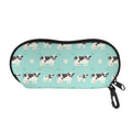 Cute Cow And Baby Cow Pattern Print Glasses Case