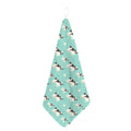 Cute Cow And Baby Cow Pattern Print Hand Towel