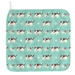 Cute Cow And Baby Cow Pattern Print Hand Towel