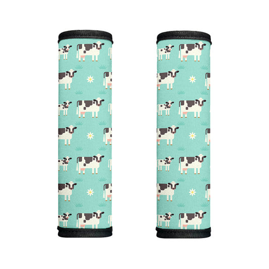 Cute Cow And Baby Cow Pattern Print Handle Covers