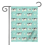 Cute Cow And Baby Cow Pattern Print House Flag