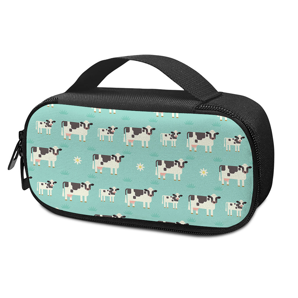 Cute Cow And Baby Cow Pattern Print Insulin Cooler Travel Case