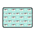 Cute Cow And Baby Cow Pattern Print Kitchen Mat