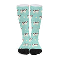 Cute Cow And Baby Cow Pattern Print Long Socks