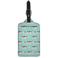 Cute Cow And Baby Cow Pattern Print Luggage Tag