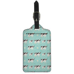 Cute Cow And Baby Cow Pattern Print Luggage Tag