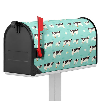 Cute Cow And Baby Cow Pattern Print Mailbox Cover