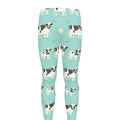 Cute Cow And Baby Cow Pattern Print Men's Leggings