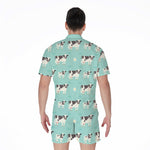 Cute Cow And Baby Cow Pattern Print Men's Rompers