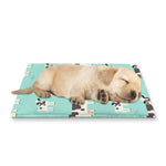 Cute Cow And Baby Cow Pattern Print Pet Cooling Mat Cover