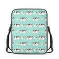 Cute Cow And Baby Cow Pattern Print Rectangular Crossbody Bag