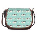 Cute Cow And Baby Cow Pattern Print Saddle Bag