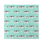Cute Cow And Baby Cow Pattern Print Silk Bandana