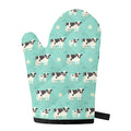 Cute Cow And Baby Cow Pattern Print Single Oven Mitt