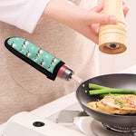 Cute Cow And Baby Cow Pattern Print Skillet Handle Cover