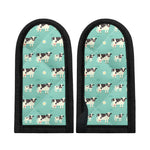 Cute Cow And Baby Cow Pattern Print Skillet Handle Cover