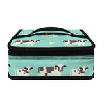 Cute Cow And Baby Cow Pattern Print Small Lunch Bag