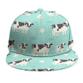 Cute Cow And Baby Cow Pattern Print Snapback Cap