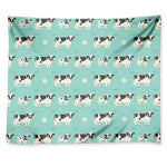 Cute Cow And Baby Cow Pattern Print Tapestry