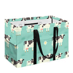 Cute Cow And Baby Cow Pattern Print Utility Tote Bag