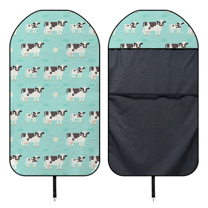 Cute Cow And Baby Cow Pattern Print Waterproof Car Seat Cover