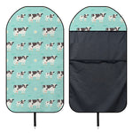 Cute Cow And Baby Cow Pattern Print Waterproof Car Seat Cover