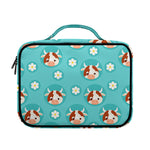 Cute Cow And Daisy Flower Pattern Print Briefcase Bible Bag