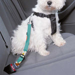 Cute Cow And Daisy Flower Pattern Print Dog Seat Belt