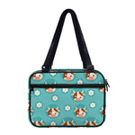 Cute Cow And Daisy Flower Pattern Print Double Strap Bible Bag