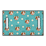 Cute Cow And Daisy Flower Pattern Print Golf Cart Seat Cover