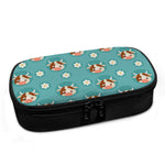 Cute Cow And Daisy Flower Pattern Print Insulin Cooler Travel Case