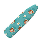Cute Cow And Daisy Flower Pattern Print Ironing Board Cover