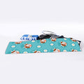 Cute Cow And Daisy Flower Pattern Print Sports Towel
