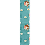 Cute Cow And Daisy Flower Pattern Print Table Runner
