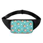 Cute Cow And Daisy Flower Pattern Print Waist Bag