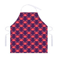 Cute Crab Pattern Print Adjustable Apron