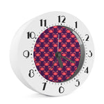 Cute Crab Pattern Print Alarm Clock