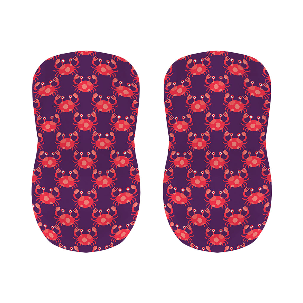 Cute Crab Pattern Print Bar Stool Covers