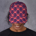 Cute Crab Pattern Print Baseball Cap