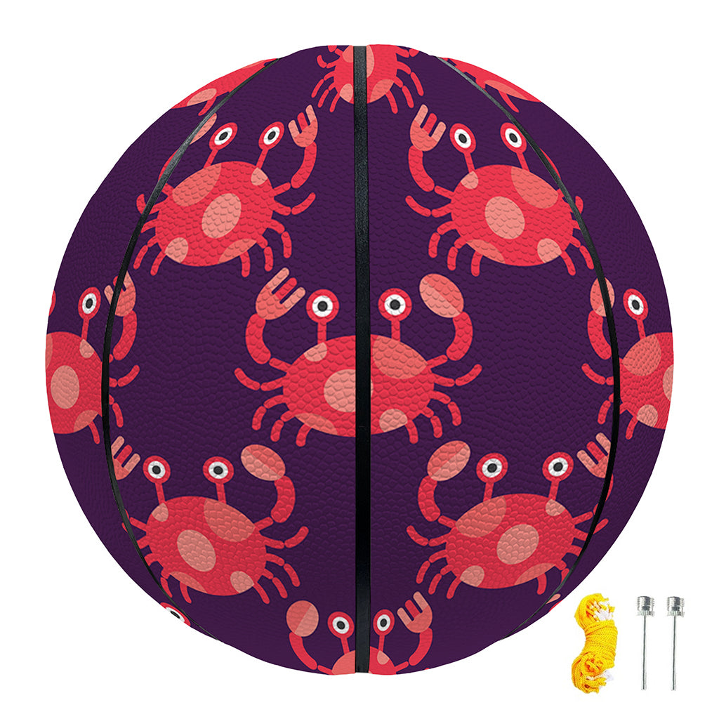 Cute Crab Pattern Print Basketball