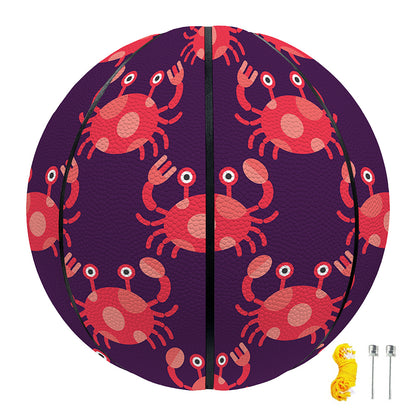 Cute Crab Pattern Print Basketball