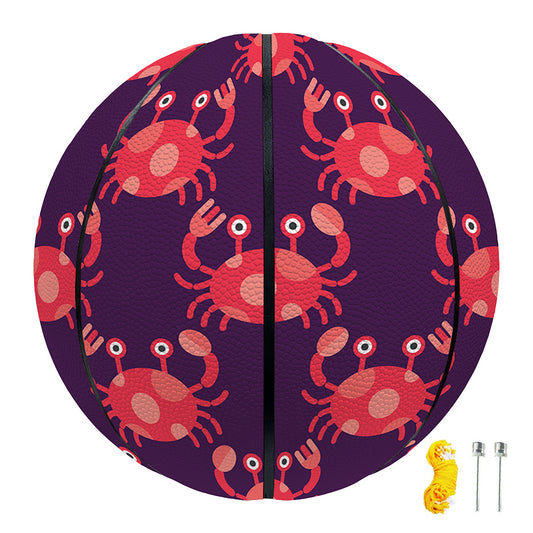 Cute Crab Pattern Print Basketball